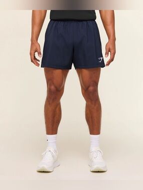 Gymshark Arrival 5” Shorts Navy Blue Men’s Size S Drawstring Workout
